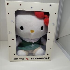NWT Starbucks Hello Kitty Branded Barista Plush